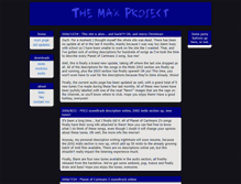 Tablet Screenshot of music.themaxproject.com